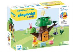 PLAYMOBIL JUNIOR - LA CABANE DANS LES ARBRES DE WINNIE L'OURSON ET PORCINET #71693
